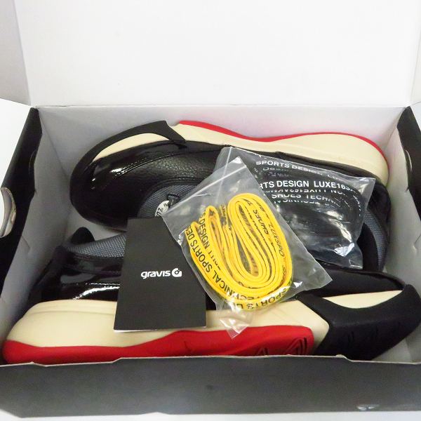 実際に弊社で買取させて頂いた【未使用】AKM LUXE163AKMBB×GRAVIS/エーケーエム×グラビス NLS163 KONA スニーカー LXG003/28の画像 6枚目