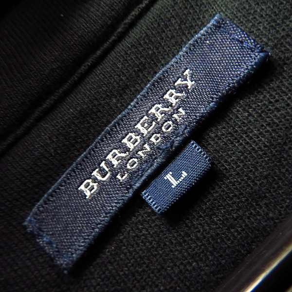 実際に弊社で買取させて頂いたBurberry LONDON/バーバリー ロンドン ハーフジップ 長袖 スウェット/Ｌの画像 2枚目