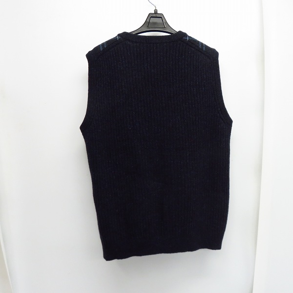 実際に弊社で買取させて頂いたBURBERRY LONDON/バーバリーロンドン シルク混ニットベスト/Mの画像 1枚目
