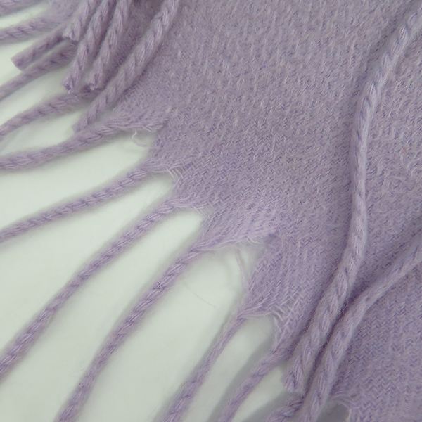 実際に弊社で買取させて頂いたGIVENCHY/ジバンシイ ロゴ刺繍 カシミア100% 大判ストール/マフラーの画像 5枚目