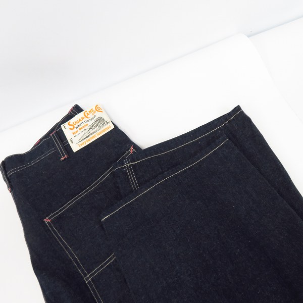実際に弊社で買取させて頂いたSUGAR CANE/シュガーケーン 10oz デニム ペインターパンツ ワーク SC41633 Size：34×32の画像 8枚目