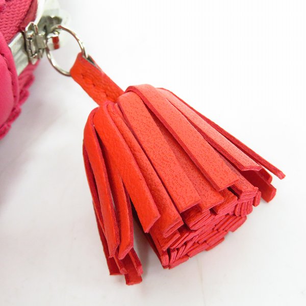 実際に弊社で買取させて頂いたLOEWE/ロエベ ナパライン フリンジ付き コスメポーチ/トラベルポーチ/小物入れの画像 8枚目