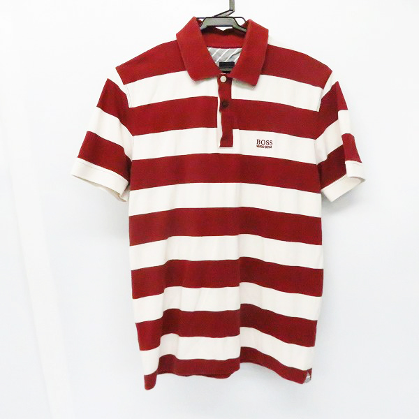 実際に弊社で買取させて頂いたHUGO BOSS/ヒューゴボス ボーダーポロシャツ レギュラーフィット M