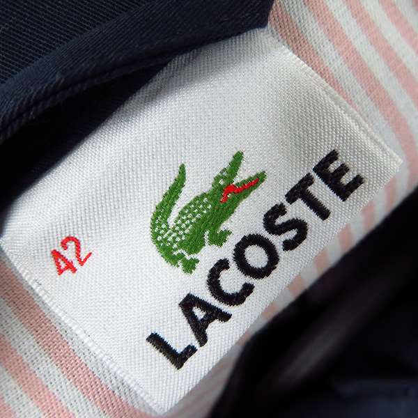 実際に弊社で買取させて頂いた【未使用】LACOSTE/ラコステ ステンカラーコート BF081E Size：42の画像 2枚目