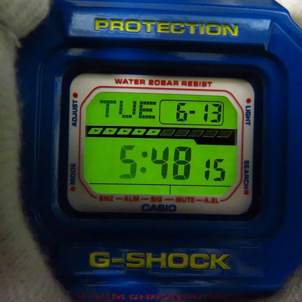 実際に弊社で買取させて頂いたG-SHOCK/Gショック Summer Colors/サマーカラーズ ブルー 腕時計/ウォッチ GLS-5500CC-2JFの画像 4枚目
