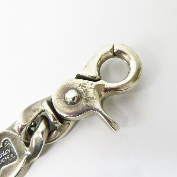 実際に弊社で買取させて頂いた 【ギャラ付き】STANLEY GUESS/スタンリーゲス ラウンドウッド インレイ リンククリップ ブレスレットの画像 2枚目