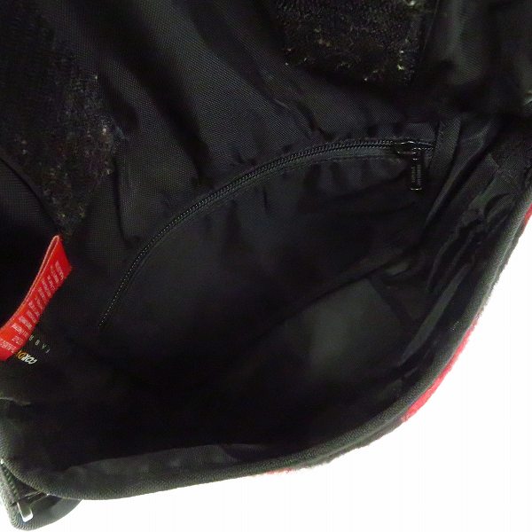 実際に弊社で買取させて頂いたManhattan Portage×WOOLRICH/マンハッタンポーテージ×ウールリッチ チェック ショルダーバッグ他 2点セットの画像 3枚目