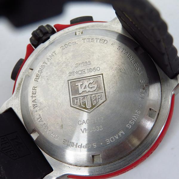 実際に弊社で買取させて頂いたTAG Heuer/タグホイヤー フォーミュラ１ クロノグラフ cac1112【動作未確認】の画像 3枚目