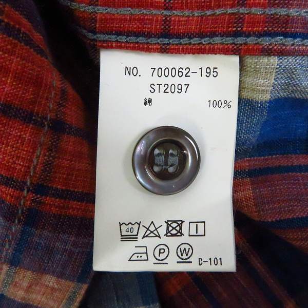 実際に弊社で買取させて頂いたBLUE BLUE/ブルーブルー INDIGO DYE オープンカラー半袖シャツ 2の画像 3枚目