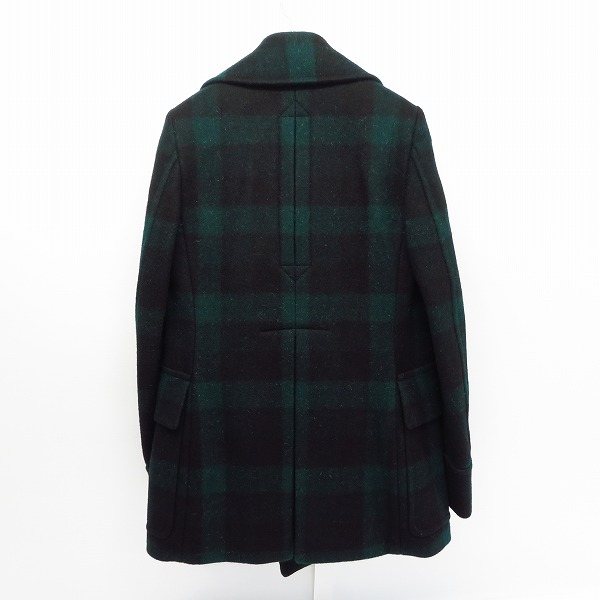 実際に弊社で買取させて頂いた【未使用】DRIES VAN NOTEN/ドリスヴァンノッテン FOX BROTHERS メルトンウール ロングＰコート/46の画像 1枚目