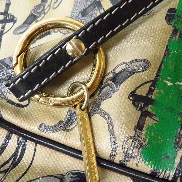 実際に弊社で買取させて頂いたcollection PRIVEE?/コレクションプリヴェ 総柄トートバッグ ベージュの画像 7枚目