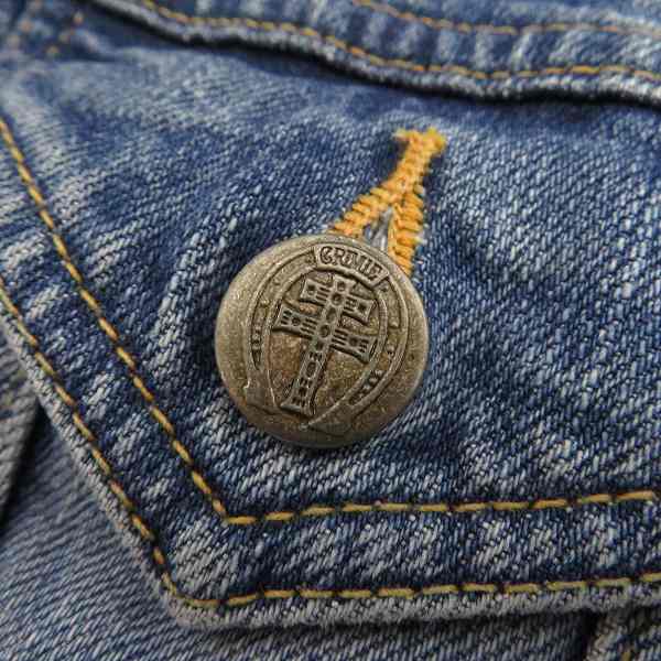 実際に弊社で買取させて頂いたThe Crimie/クライミー デニムジャケット/Ｇジャン ライトブルー/Ｓの画像 4枚目