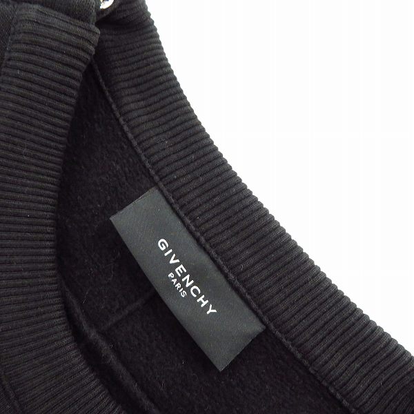 実際に弊社で買取させて頂いたGIVENCHY/ジバンシイ ラムレザー サイドジップスウェット/14F 7200 653/XSの画像 2枚目