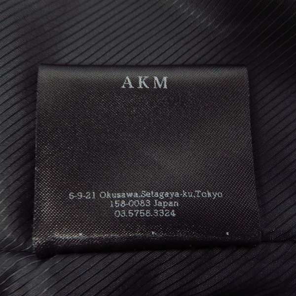 実際に弊社で買取させて頂いたAKM/エーケーエム ニット レイヤード ダウンジャケット/ブラック B086/Sの画像 4枚目