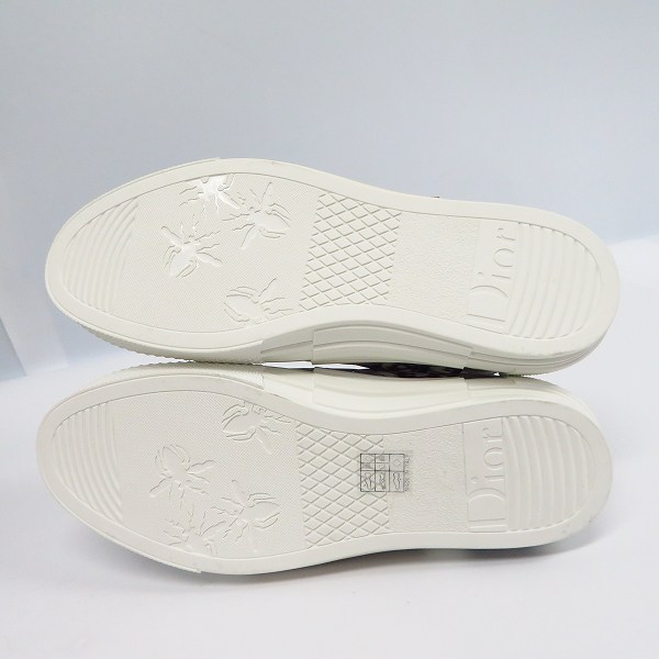 実際に弊社で買取させて頂いたDior Homme/ディオール・オム 19SS B23 HT OBLIQUE TRANSPARENCY/ハイカットスニーカー/42の画像 2枚目