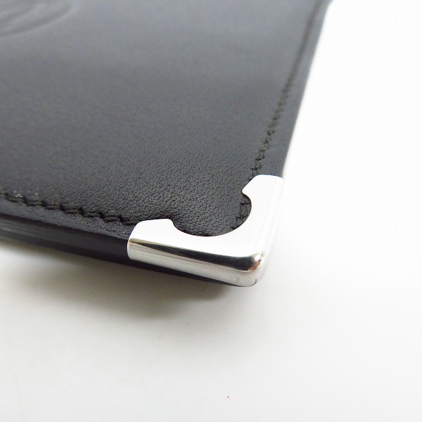 実際に弊社で買取させて頂いたCARTIER/カルティエ カボション 二つ折り財布 札入れ L3000575の画像 7枚目