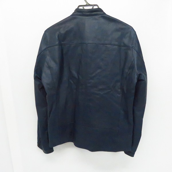 実際に弊社で買取させて頂いた417 by EDIFICE/エディフィス ゴートスキン シングルライダースジャケット Lの画像 1枚目