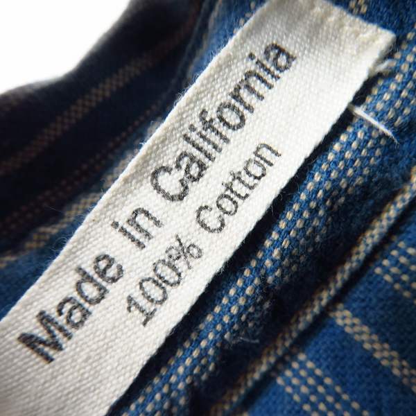 実際に弊社で買取させて頂いたSUGARCANE/シュガーケーン ストライプ 長袖 コットンシャツ/Lの画像 3枚目