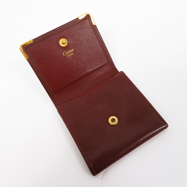 実際に弊社で買取させて頂いたCartier/カルティエ マストライン 小銭入れ/コインケースの画像 3枚目
