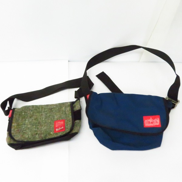 実際に弊社で買取させて頂いたManhattan Portage/マンハッタンポーテージ 30TH/ウールリッチ メッセンジャーバッグ 2点セット