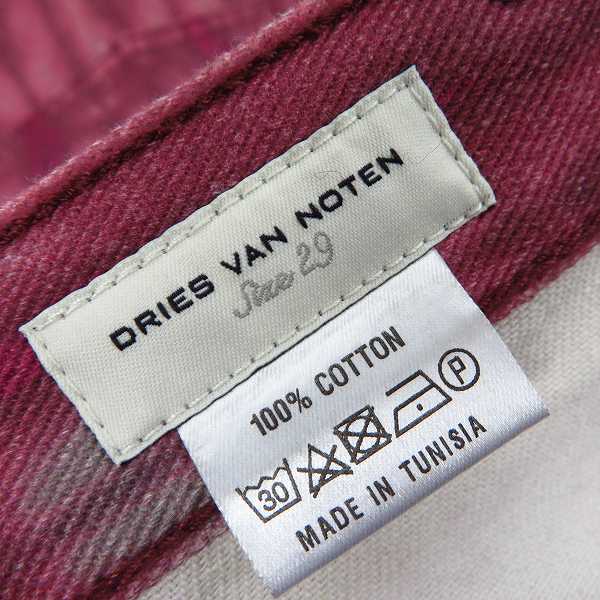 実際に弊社で買取させて頂いた【未使用】DRIES VAN NOTEN/ドリスヴァンノッテン タイダイ デニムパンツ/29の画像 4枚目