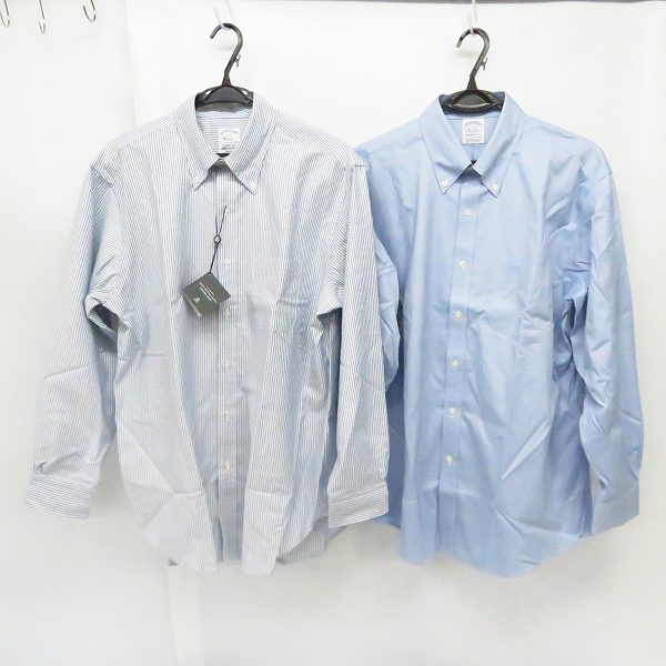 実際に弊社で買取させて頂いた【未使用含む】Brooks brothers/ブルックスブラザーズ ボタンダウン オックスフォードシャツ 16-32 2点セット