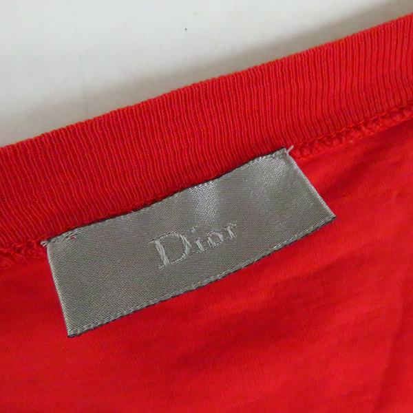 実際に弊社で買取させて頂いたDior HOMME/ディオールオム 07AW エディ期 プリント 半袖Tシャツ カットソー Sの画像 2枚目