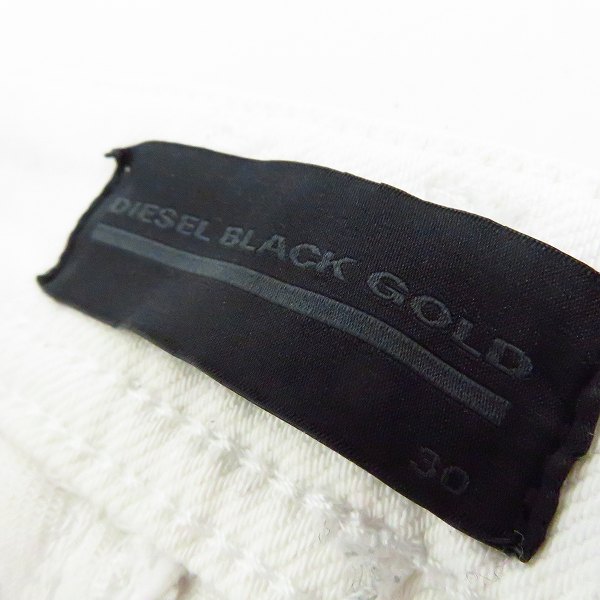 実際に弊社で買取させて頂いたDIESEL BLACK GOLD/ディーゼル ブラック ゴールド TYPE 253 ダメージ加工 ストレッチ デニムパンツ Size：30の画像 2枚目