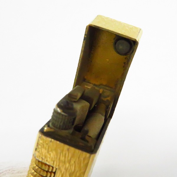 実際に弊社で買取させて頂いたdunhill/ダンヒル スリム ローラー ガスライター ロゴ入り ゴールドの画像 4枚目