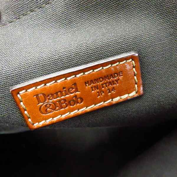 実際に弊社で買取させて頂いたDaniel&Bob/ダニエル＆ボブ レザー切り返し ナイロン トートバッグの画像 4枚目