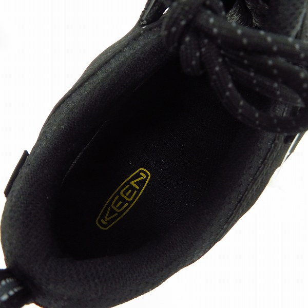 実際に弊社で買取させて頂いたKEEN/キーン  防水 ローカット スティーンズ ウォータープルーフ シンセティック 1022749 BK/MG/27の画像 4枚目