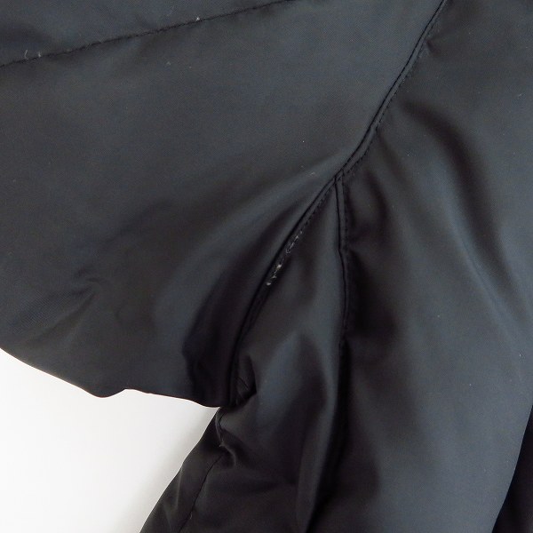 実際に弊社で買取させて頂いたGOODENOUGH/グッドイナフ ジップアップ 中綿ジャケット ブラック Lの画像 4枚目