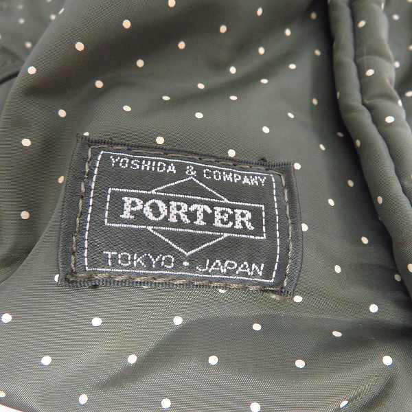 実際に弊社で買取させて頂いたHEAD PORTER/ヘッドポーター OLIVEDRAB トートバッグ ドットの画像 5枚目
