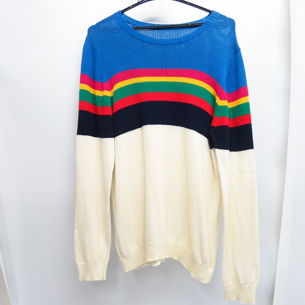 実際に弊社で買取させて頂いたuniform experiment/ユニフォームエクスペリメント カラーチャート ボーダーニット UE-140105/2