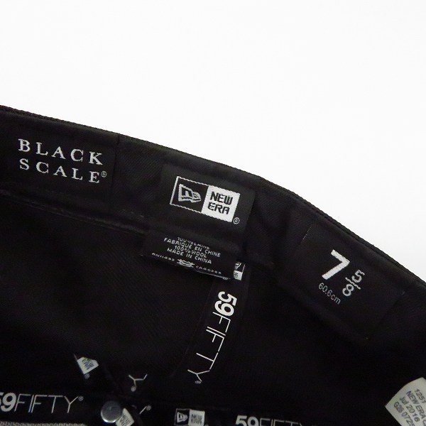 実際に弊社で買取させて頂いたNEW ERA×BLVCK SCVLE/ニューエラ×ブラックスケール 刺繍ロゴ/キャップの画像 5枚目