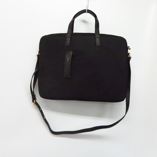 実際に弊社で買取させて頂いた【未使用】MARC BY MARC JACOBS/マークバイマークジェイコブス 2WAY PCケース/ブリーフケース 黒 M0001304の画像 1枚目