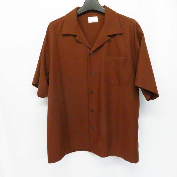 実際に弊社で買取させて頂いたNUMBER(N)INE/ナンバーナイン SHIFFON/シフォン 開襟シャツ/ボーリングシャツ 茶色/3