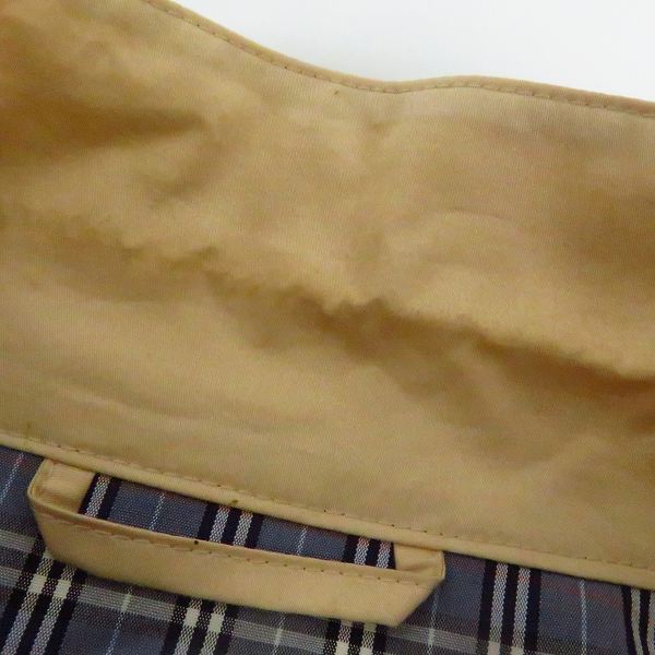 実際に弊社で買取させて頂いたBurberry LONDON/バーバリー ロンドン 裏地チェック ジップアップブルゾン size：Ｌの画像 5枚目