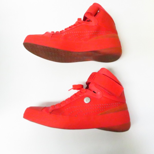実際に弊社で買取させて頂いたPUMA×MIHARA YASUHIRO/プーマ×ミハラヤスヒロ ハイカットスニーカー 赤/28.0の画像 3枚目