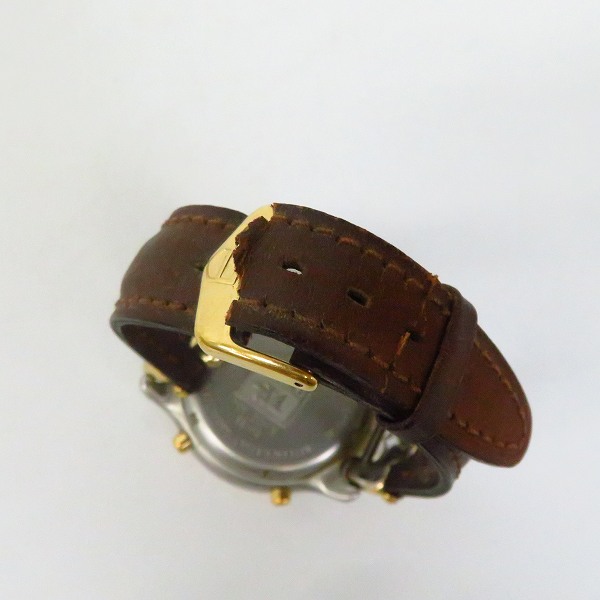 実際に弊社で買取させて頂いた【ジャンク/動作未確認】TAG Heuer/タグホイヤー セナモデル クロノグラフ CG1123-0の画像 2枚目