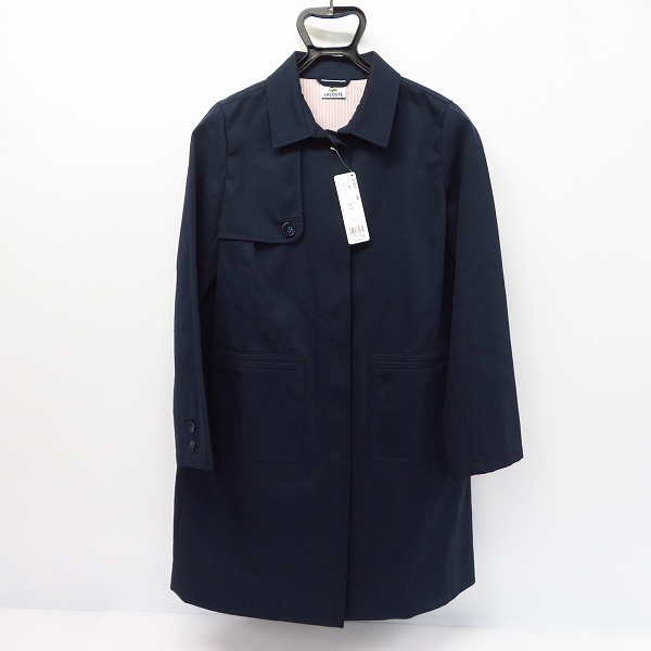 実際に弊社で買取させて頂いた【未使用】LACOSTE/ラコステ ステンカラーコート BF081E Size：42