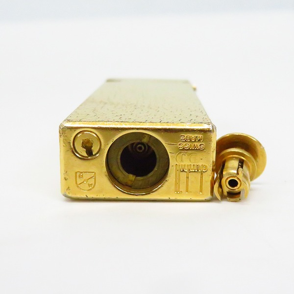 実際に弊社で買取させて頂いたdunhill/ダンヒル スリム ローラー ガスライター ロゴ入り ゴールドの画像 3枚目