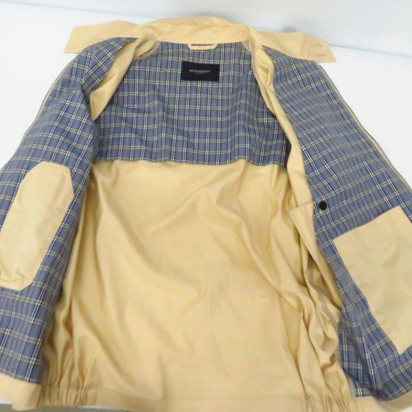 実際に弊社で買取させて頂いたBurberry LONDON/バーバリー ロンドン 裏地チェック ジップアップブルゾン size：Ｌの画像 8枚目