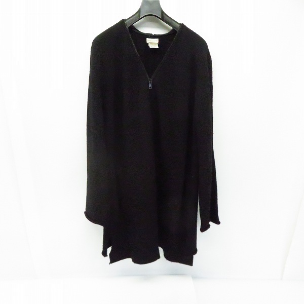 実際に弊社で買取させて頂いたDRIES VAN NOTEN/ドリスヴァンノッテン フルジップ ニットカーディガン ブラック/M
