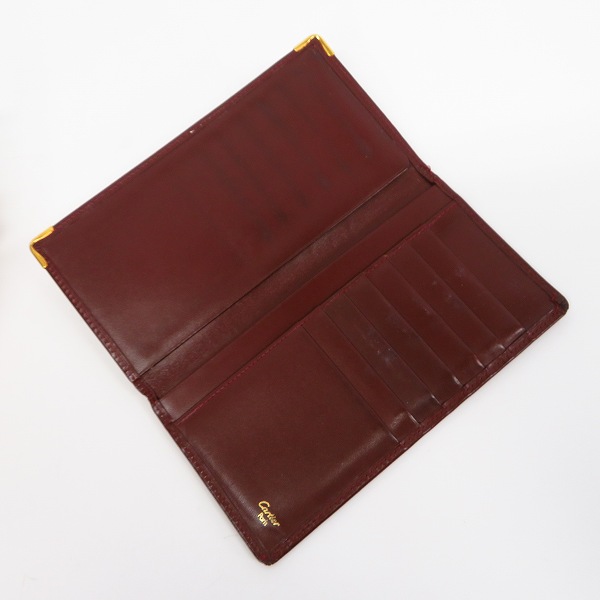実際に弊社で買取させて頂いたCartier/カルティエ マストライン 札入れ 長財布/ロングウォレットの画像 3枚目