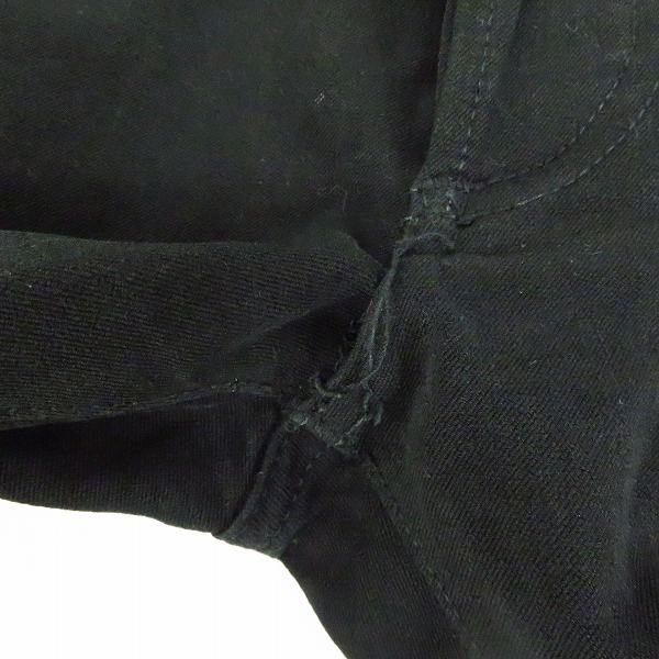 実際に弊社で買取させて頂いた【JPタグ】Dior HOMME/ディオールオム 07SS ストレッチ ブラックデニムパンツ 7E3110460187/W28の画像 7枚目