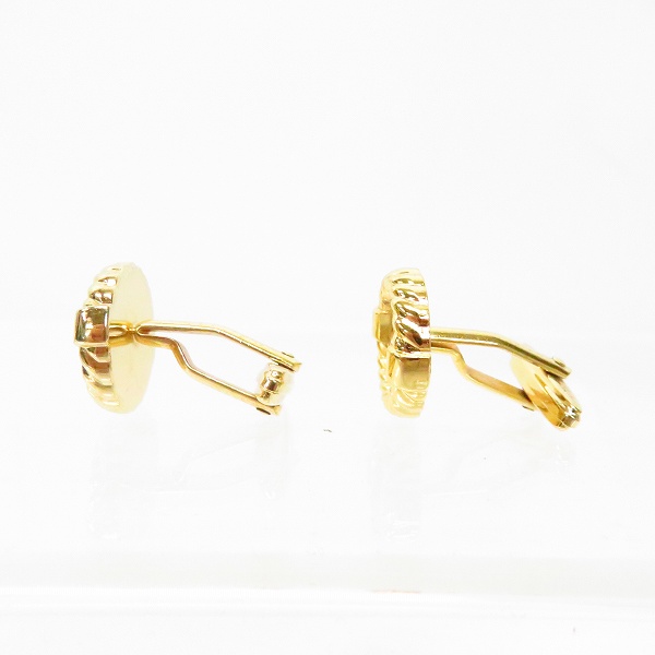 実際に弊社で買取させて頂いたChristian Dior/クリスチャンディオール ロゴ入り ネクタイピン/ピンバッジ/カフス 3点セットの画像 4枚目