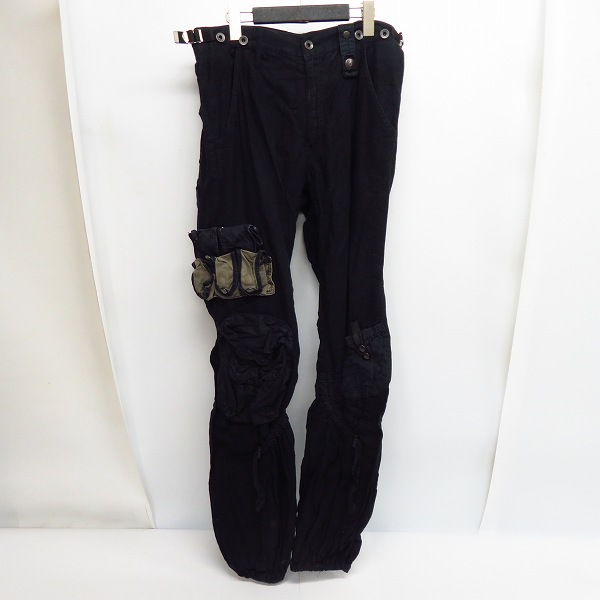 実際に弊社で買取させて頂いたL.G.B./ルグランブルー SAHARA/M 6646C サハラ カーゴパンツ ブラック size：1