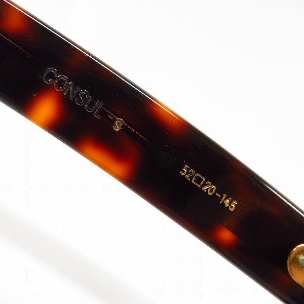 実際に弊社で買取させて頂いたOLIVER GOLDSMITH/オリバーゴールドスミス CONSUL-s メガネフレーム/アイウェアの画像 5枚目