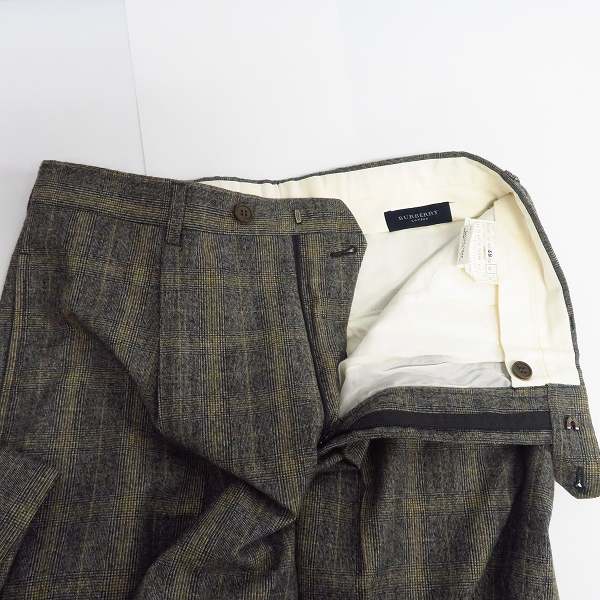 実際に弊社で買取させて頂いたBURBERRY LONDON/バーバリーロンドン ウール千鳥柄 スーツセットアップ/48の画像 7枚目